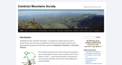 Desktop Screenshot of cambrian-mountains.co.uk
